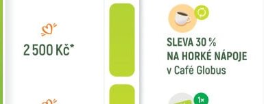 SLEVA 30 % NA HORKÉ NÁPOJE v Café Globus