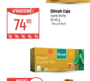 Dilmah čaje