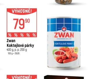 Zwan Koktejlové párky