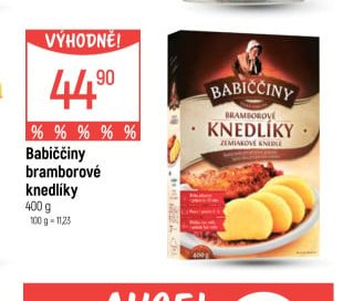 Babiččiny bramborové knedlíky