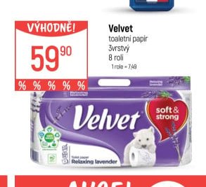 Velvet toaletní papír