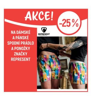 Dámské a pánské spodní prádlo a ponožky Represent