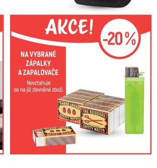 Zápalky a zapalovače