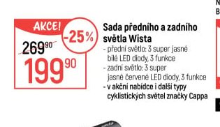 Sada předního a zadního světla Wista