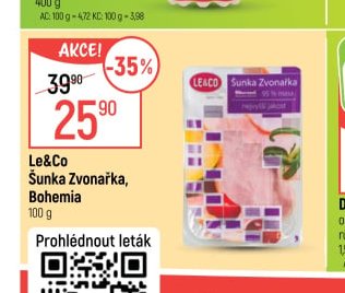 Le&Co Šunka Zvonařka Bohemia