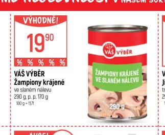 Váš Výběr Žampiony krájené