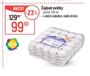 Čajové svíčky