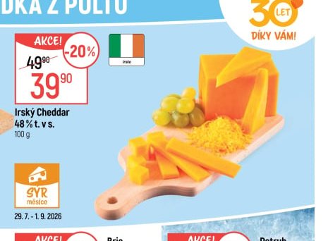 Irský Cheddar