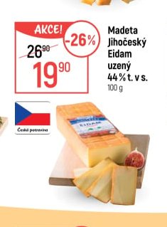 Madeta Jihočeský Eidam uzený