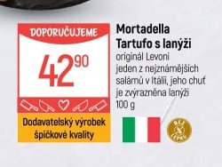 Mortadella Tartufo s lanýži