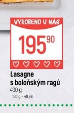 Lasagne s boloňským ragú