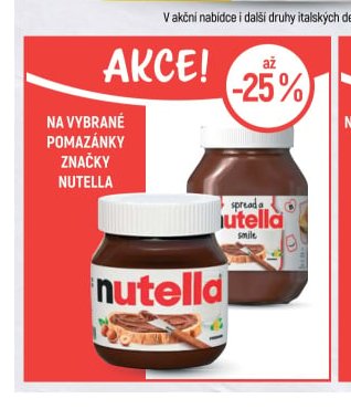 Pomazánky Nutella