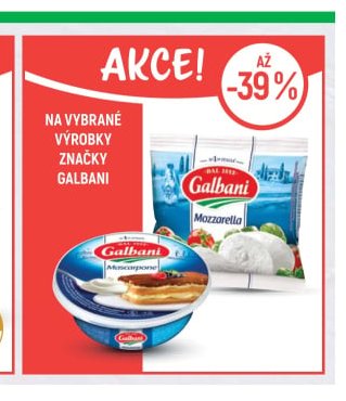 Výrobky Galbani