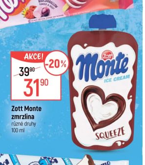 Zott Monte zmrzlina