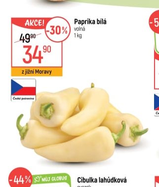 Paprika bílá