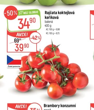 Rajčata koktejlová keříková