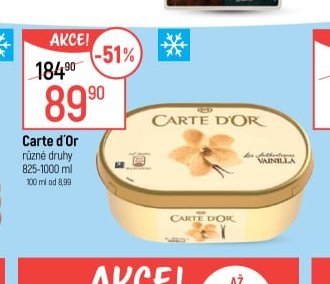 Carte d'Or různé druhy 825-1000 ml