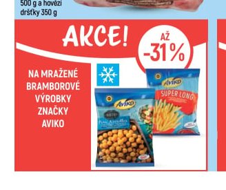 Aviko mražené bramborové výrobky