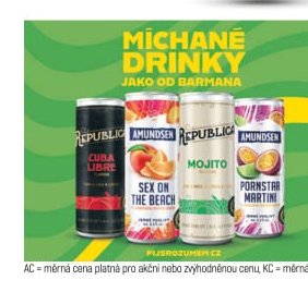 Republica / Amundsen míchané drinky