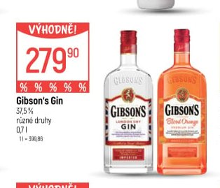 Gibson's Gin