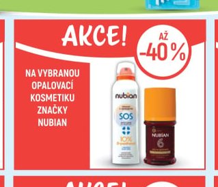 Nubian opalovací kosmetika