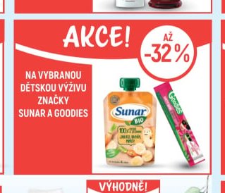 Sunar a Goodies dětská výživa