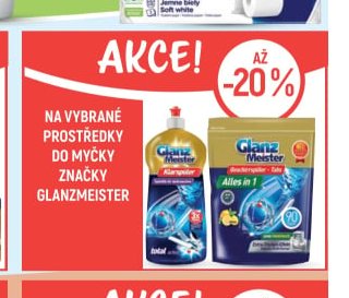 Glanzmeister prostředky do myčky