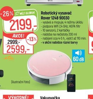 Robotický vysavač Rover 1248 90030