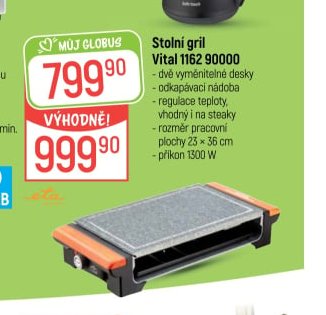 Stolní gril Vital 1162 90000