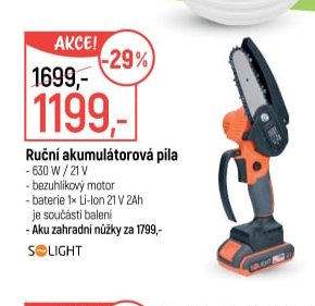 Ruční akumulátorová pila