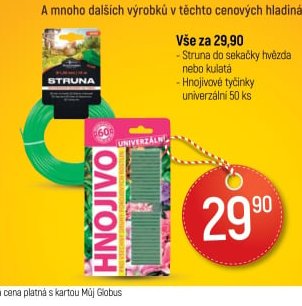 Vše za 29,90 (Hnojivové tyčinky)