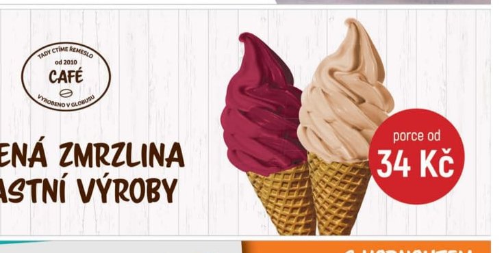 Točená zmrzlina vlastní výroby