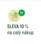 SLEVA 10 % na celý nákup