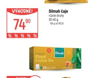 Dilmah čaje