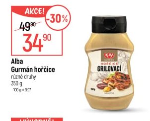 Alba Gurmán hořčice