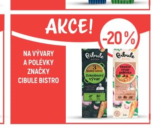 Na vývary a polévky značky Cibule Bistro