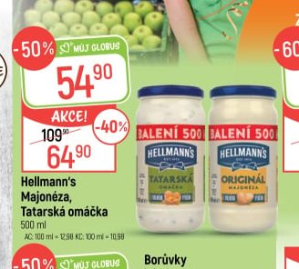 Hellmann's Majonéza, Tatarská omáčka 500 ml