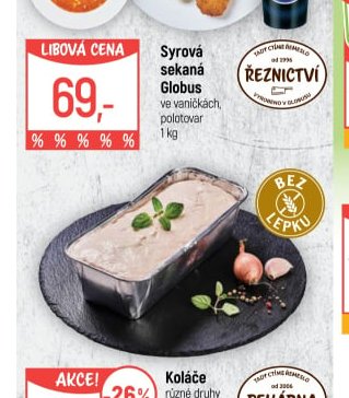 Syrová sekaná Globus