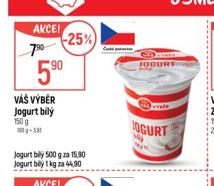 Váš Výběr Jogurt bílý