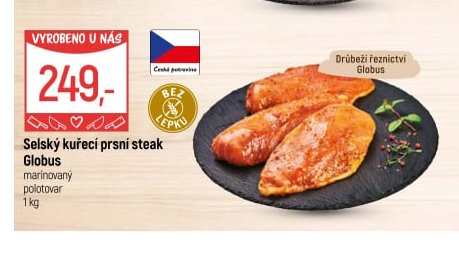 Selský kuřecí steak Globus