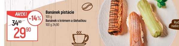 Banánek pistácie