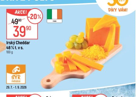 Irský Cheddar