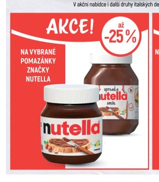 Pomazánky Nutella
