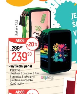 Plný školní penál