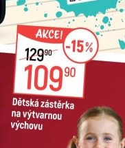Dětská zástěrka na výtvarnou výchovu