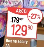 Box na sešity A4