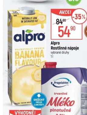 Alpro rostlinné nápoje