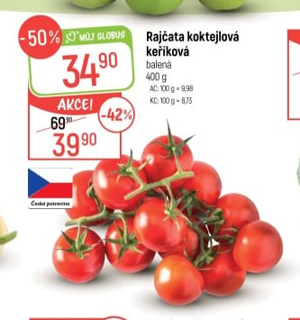 Rajčata koktejlová keříková