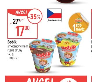 Bobik smetanový krém