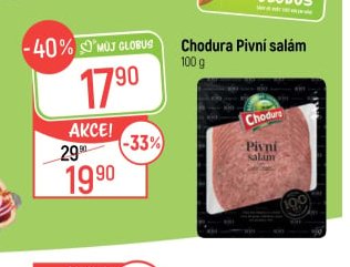 Chodura Pivní salám